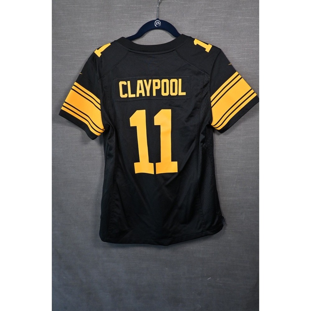 Nike Pittsburgh Steelers Chase Claypool 11 NFL Jersey Womens Medium Black Gold - Picture 6 of 6